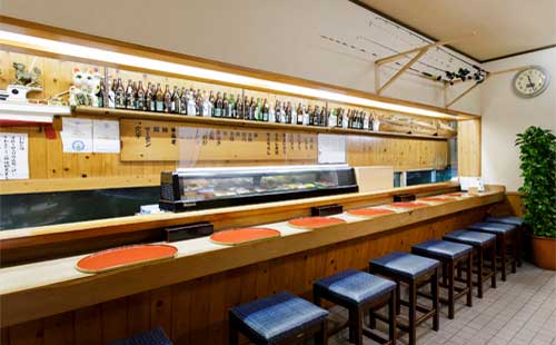 店内写真カウンター